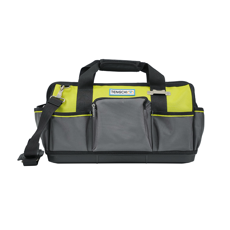 Borsa per attrezzi con fondo aperto in plastica multitasche da 18 pollici/20 pollici